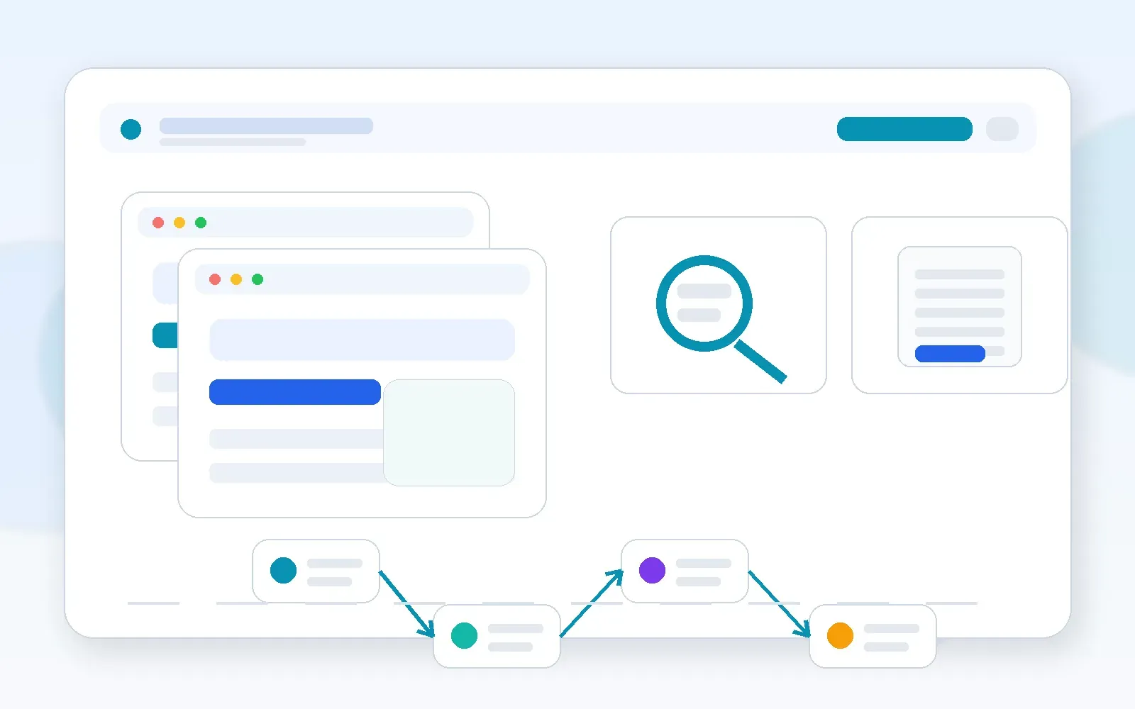 Website, local SEO, and follow-up system illustration for Miramar service businesses.